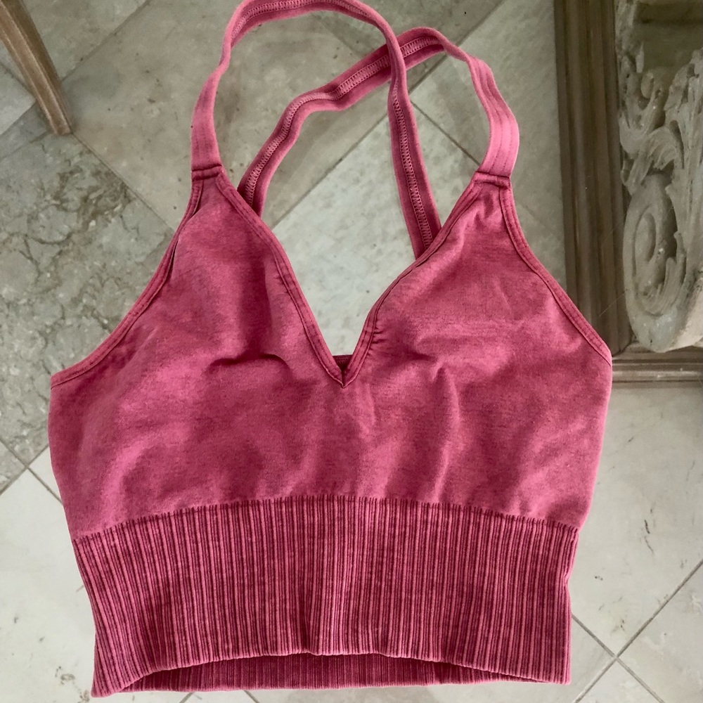 Free People Pink Crop Top